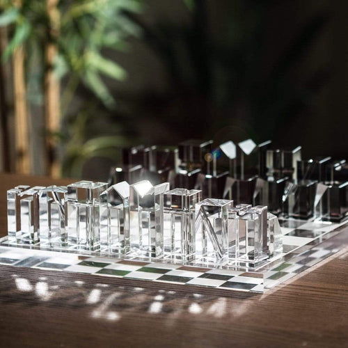 Crystal Chess Set - Nnome Home